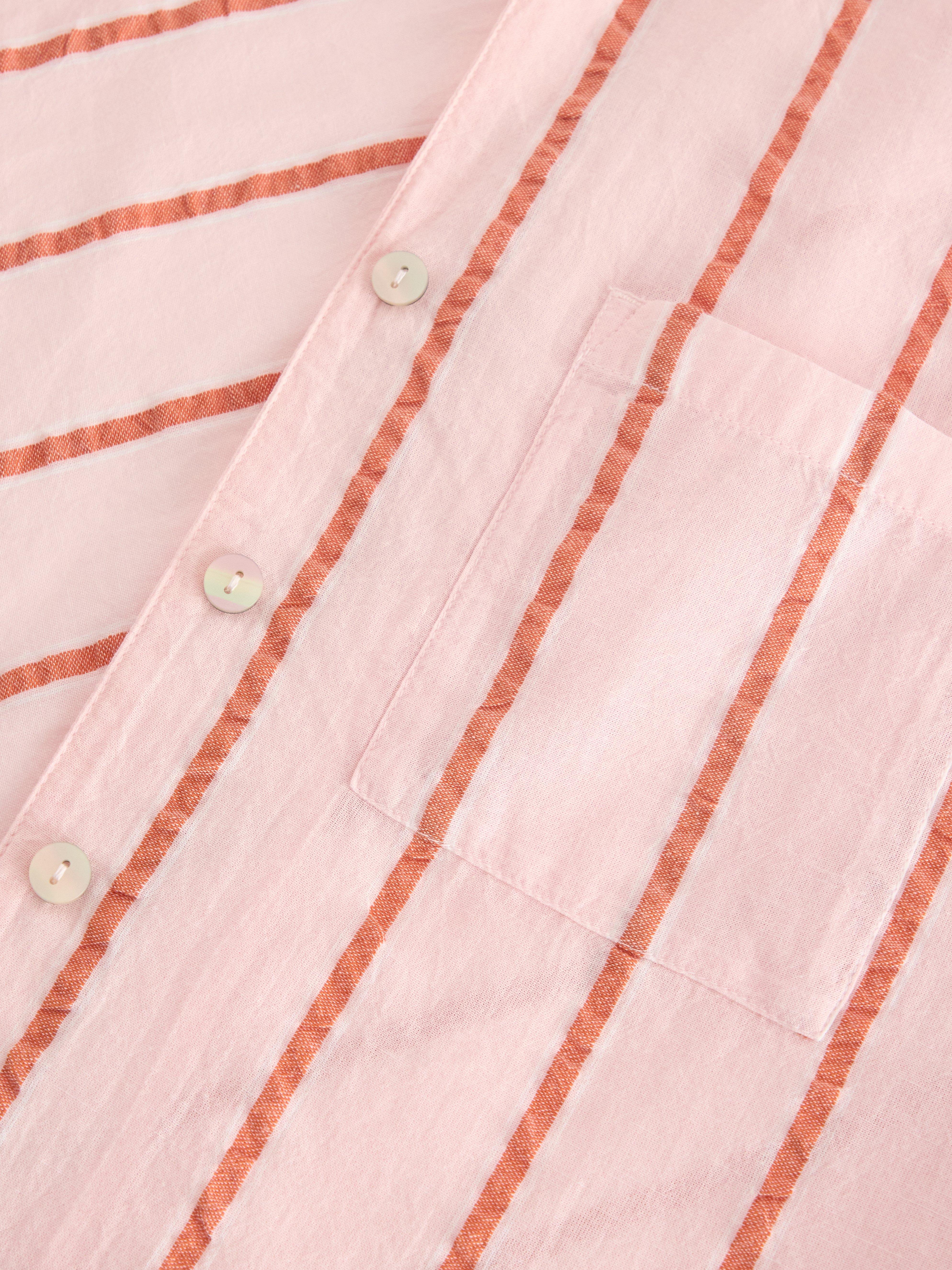 Nattskjorta i bäckebölja Light Pink