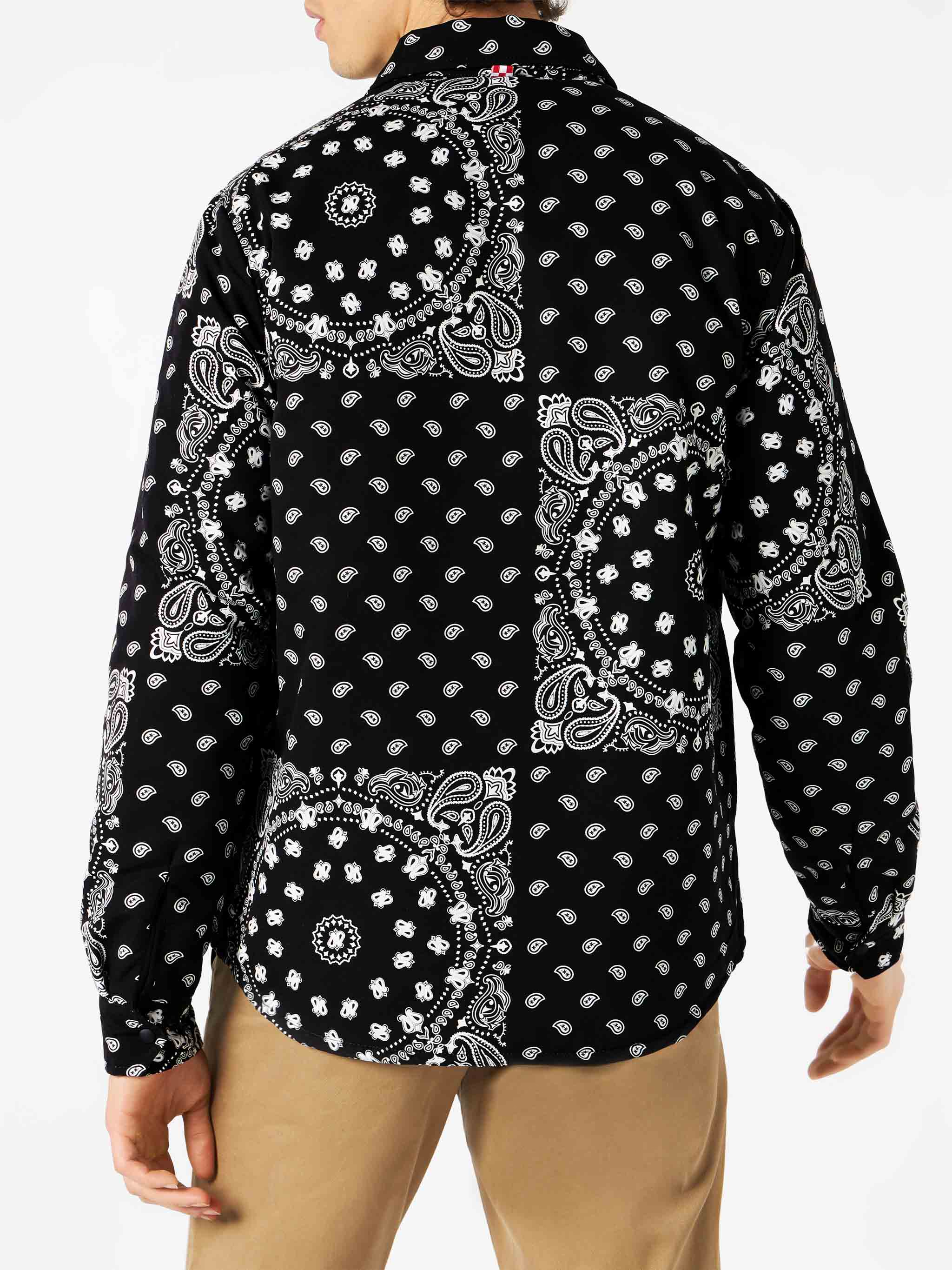 Oversized shirt met zak en St. Barth Bob Club-borduurwerk.