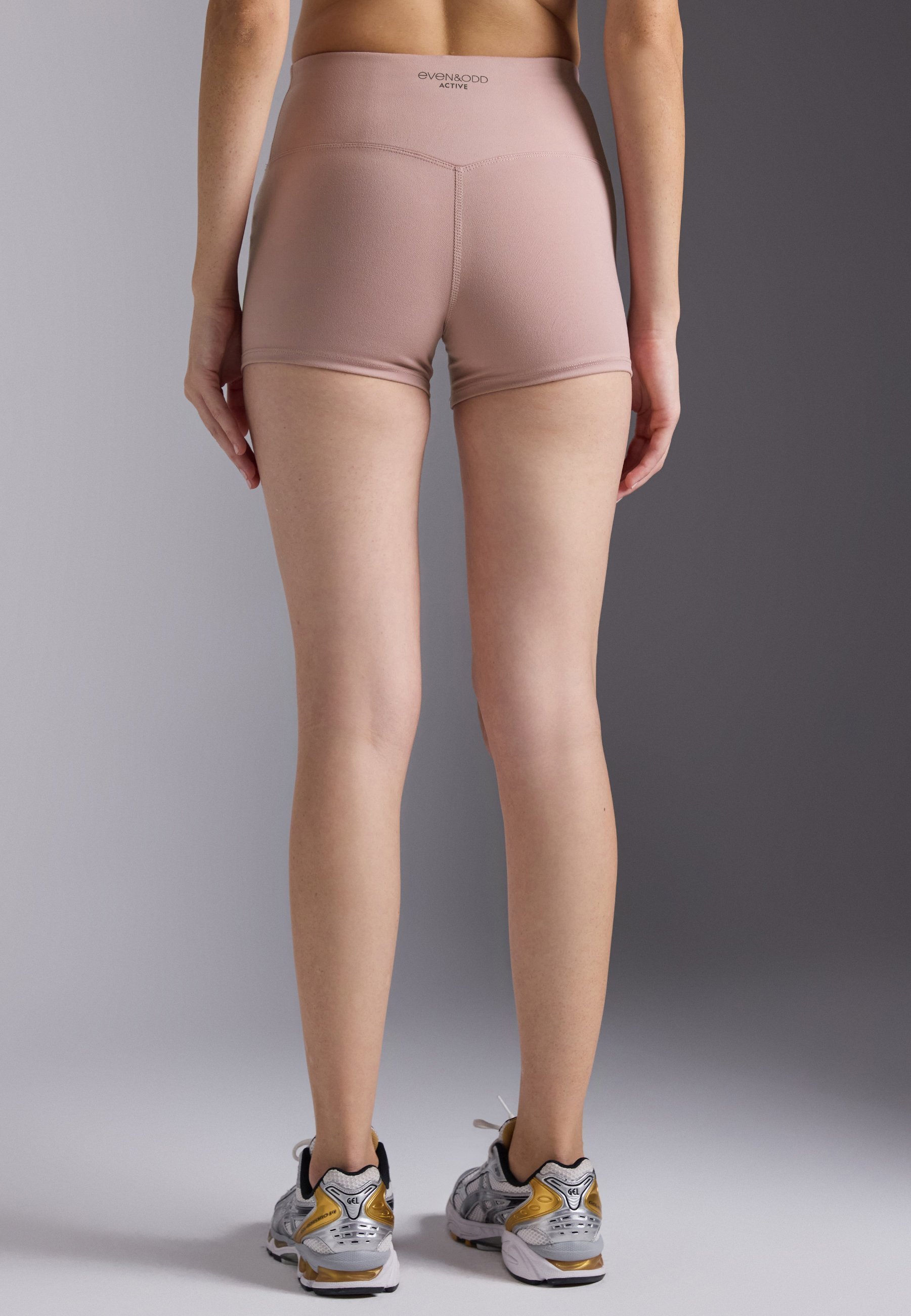 Even&Odd active ESSENTIAL MID RISE BOOTY SHORTS - Leggings - mauve