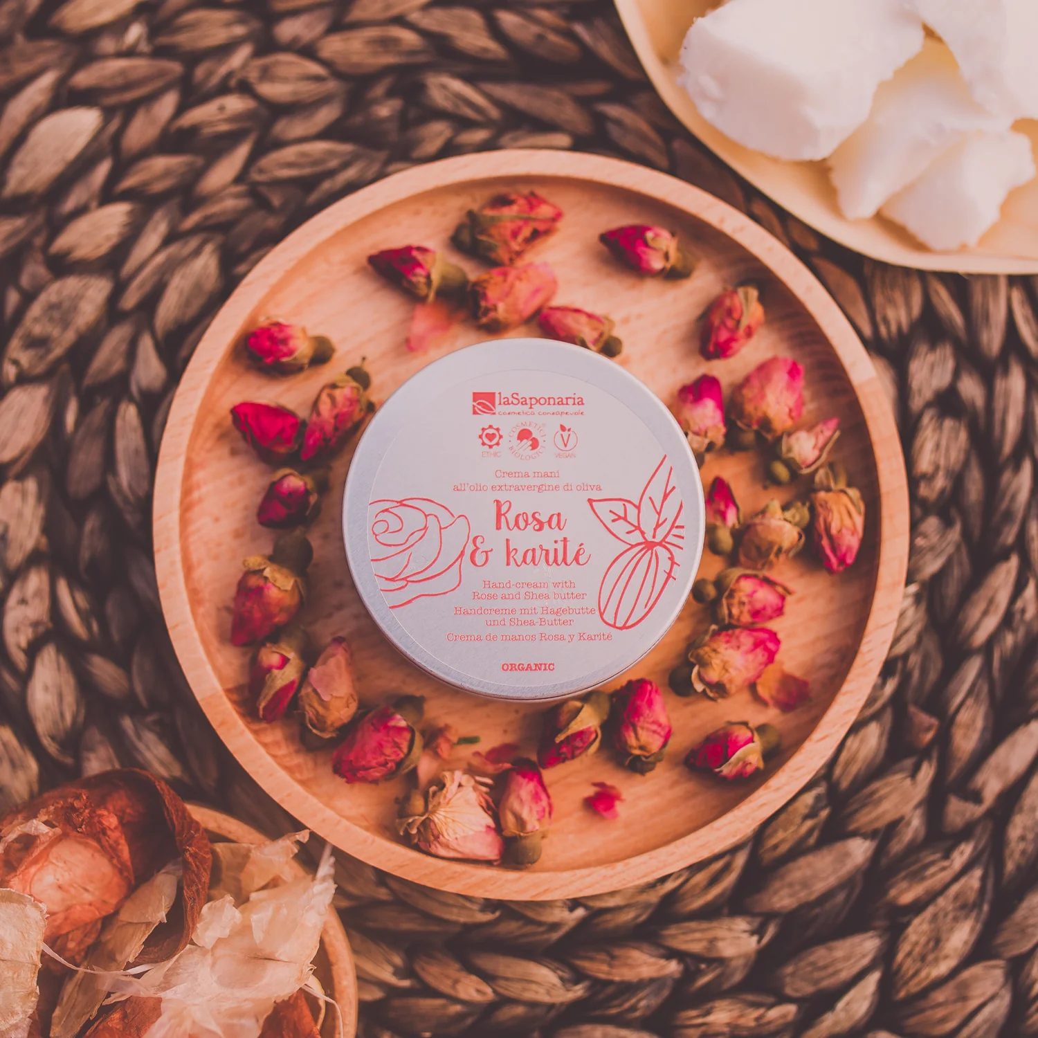 Mani Crema mani rosa e karitè - Trattamento Mani
