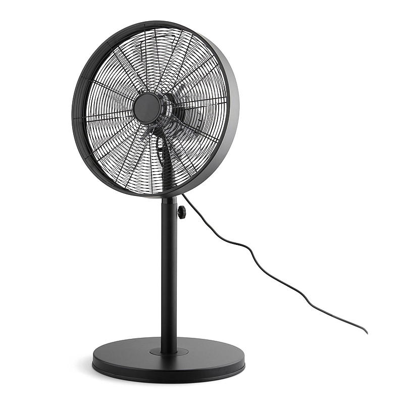 Ventilador de pie Energy de 40 cm, negro, diseño