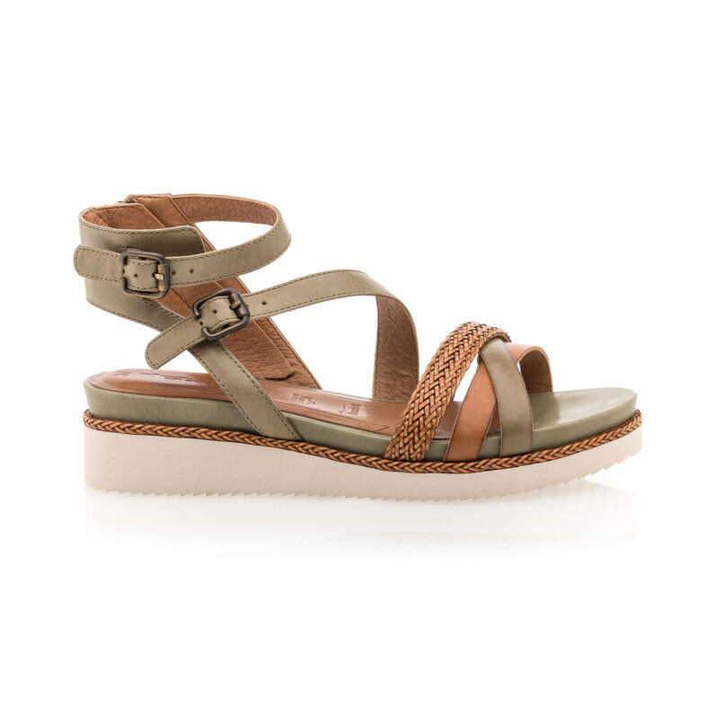 Women's Green Sandals / Open-Toe Shoes