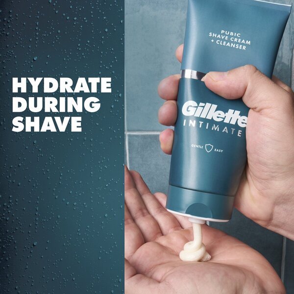 Gillette Intimate 2-in-1 skūšanās krēms un tīrīšanas līdzeklis<br>177ml