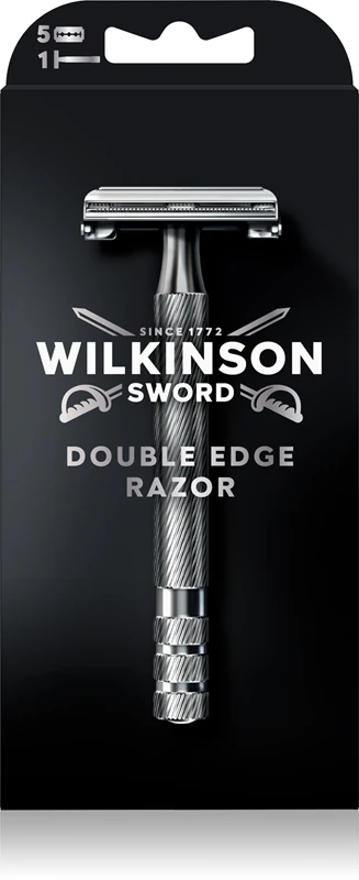 Wilkinson Sword Barbers Style Classic Shave The Edger holicí strojek + náhradní břity 5 ks.