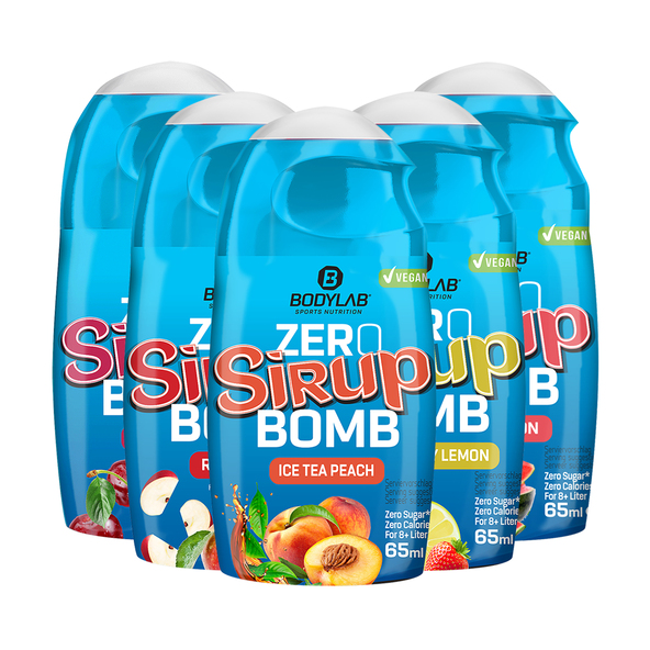 Bombă cu sirop zero, mix de 5 bucăți