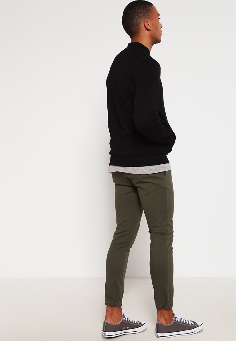 Urban Classics SWEAT BOMBERJACKET - Sweatshirt met rits - zwart