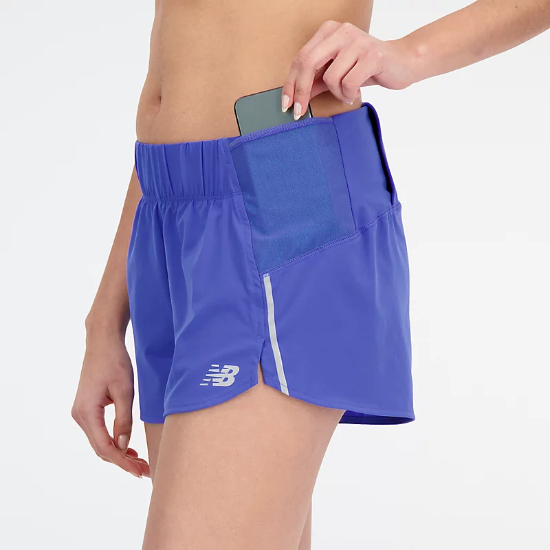 Damskie spodenki Impact Run 3 kale – MARINE BLUE