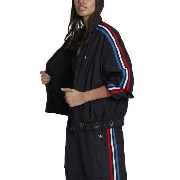 adidas Originals ADICOLOR TRICOLOR JAPONA Track Jacket - Women's - Black - Long Sleeve - Mountain