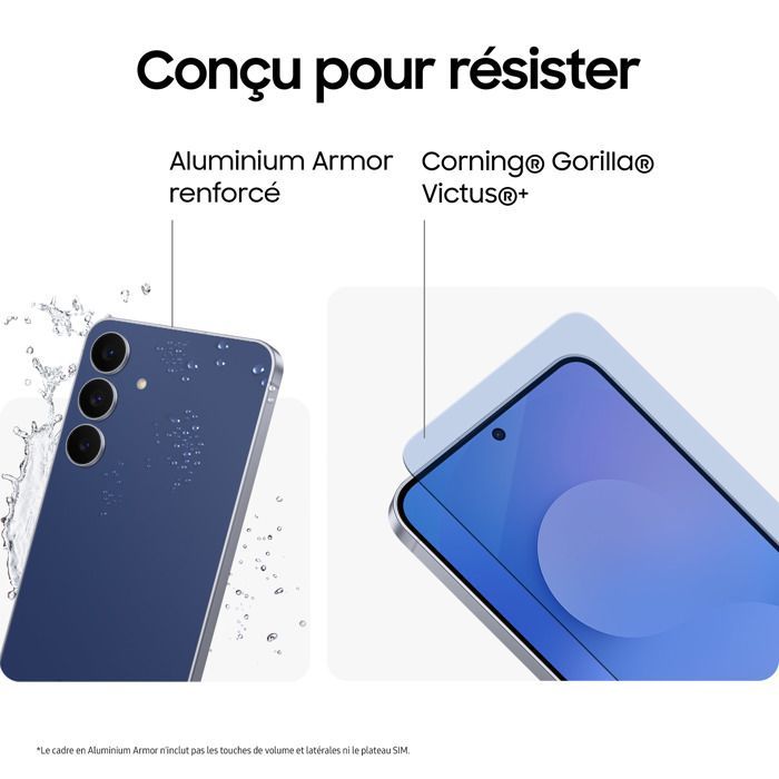 SAMSUNG Galaxy S25 FE AI Smartphone 128GB Absolute Black - French Version