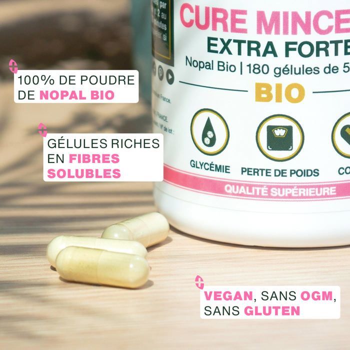 Cure Minceur Bio, Extra Forte | 180 gélules - Amoseeds