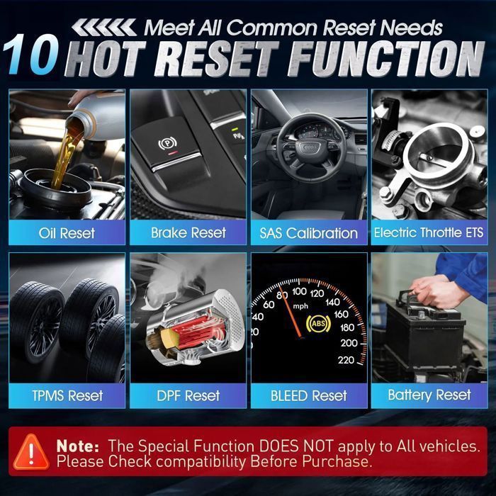 Strumento di diagnostica per auto KINGBOLEN S600 - 4 sistemi - 10 servizi - Touchscreen HD da 5