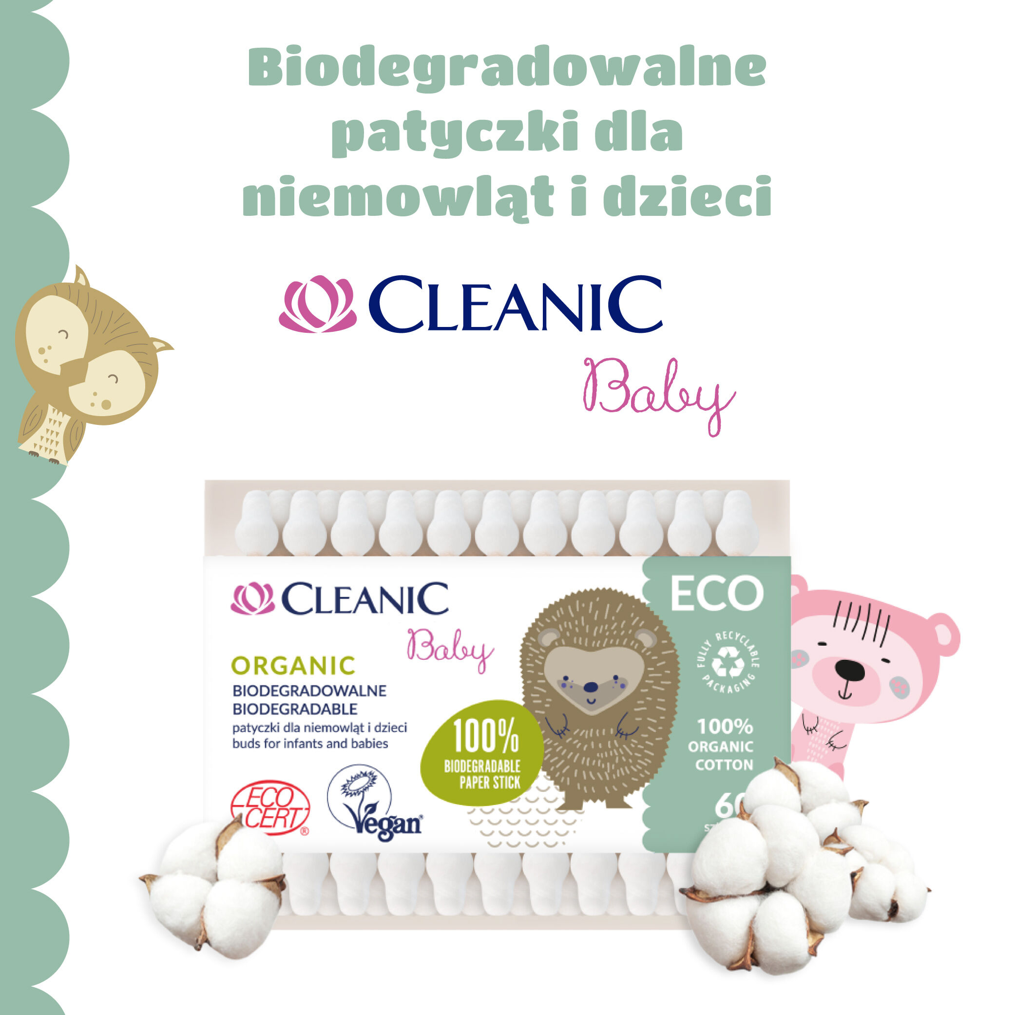 Bebé orgánico limpio