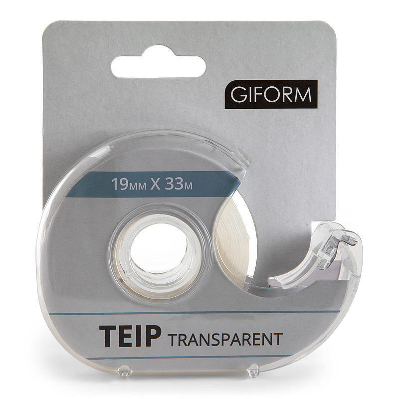 Giform tape 1,9 cm x 33 m, transparant