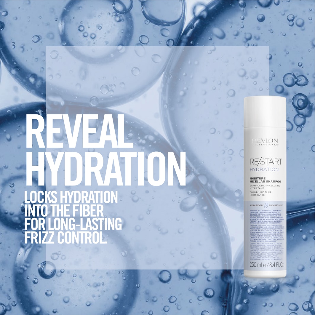 Revlon Professional Hair Shampoo Restart RE/START™ HYDRATION Fugtgivende Micellar Shampoo - 250 ml