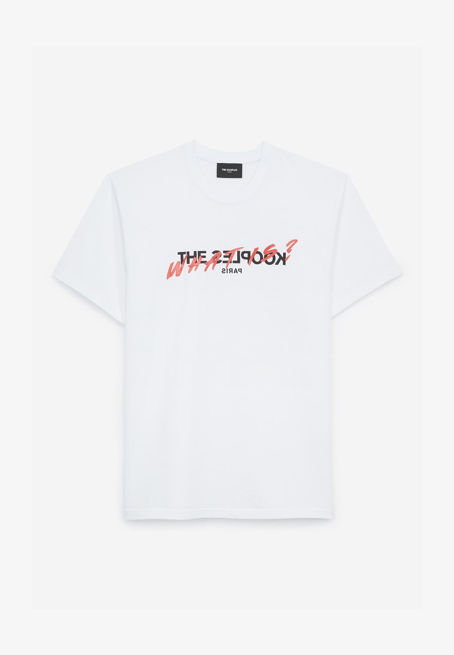 Maglietta The Kooples - Stampa su t-shirt - bianca