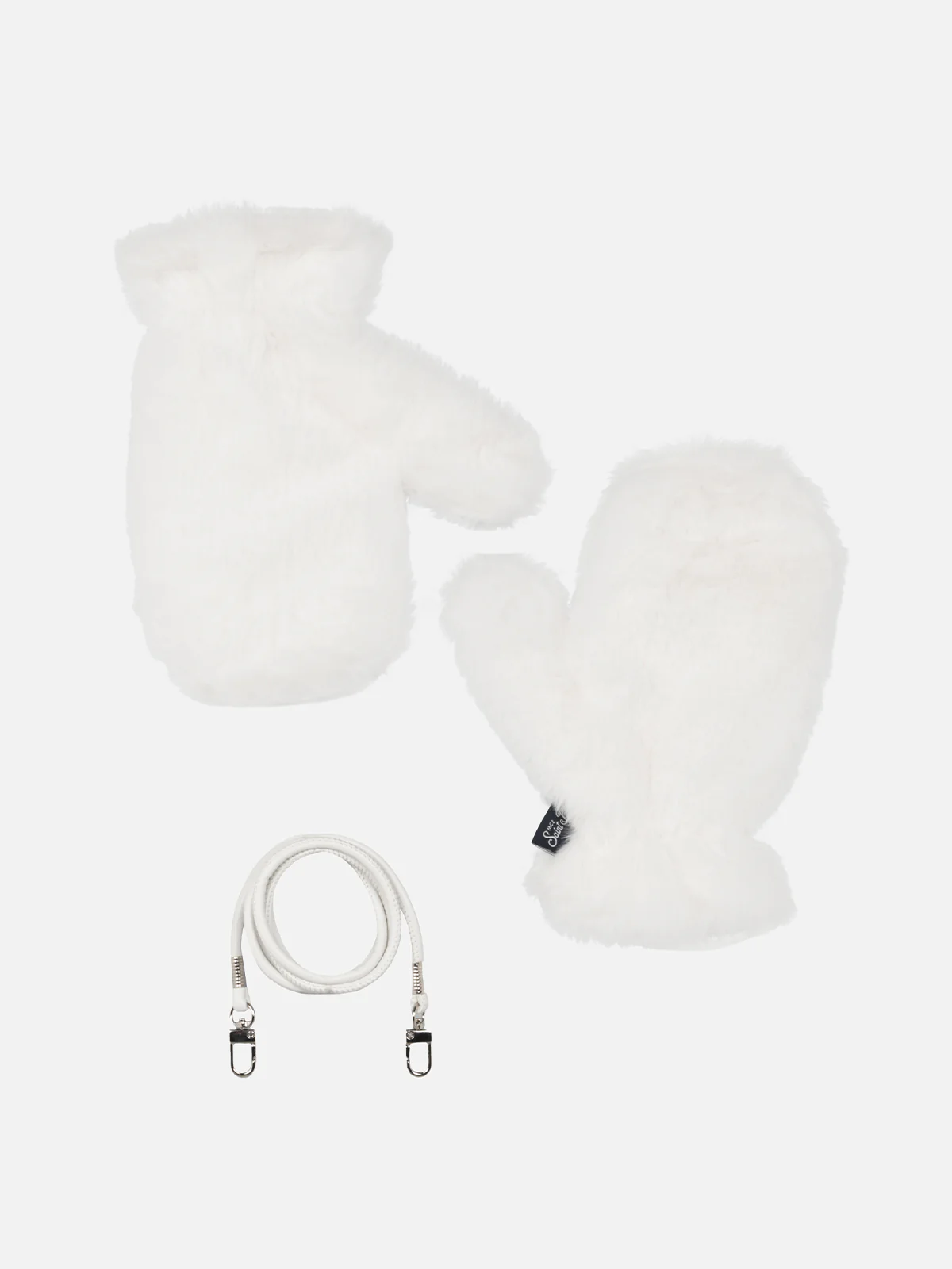 Muffy dameshandschoenen met witte vacht