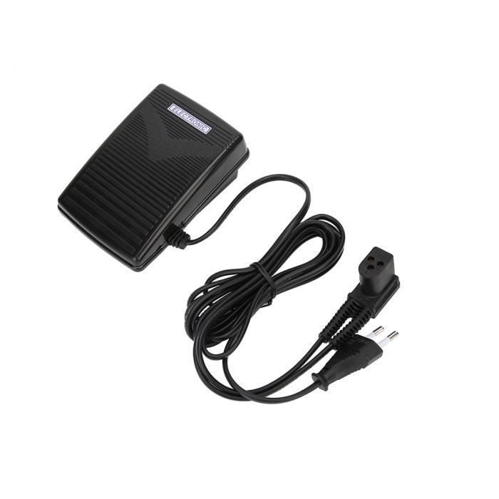 Pédale de commande au pied - ESTINK - Singer 974 - 220V - Noir - Durable et pratique