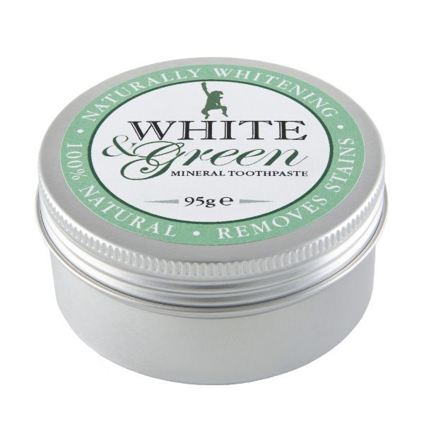 White & Green -valkaiseva mineraalihammastahna - Cosmos Organic