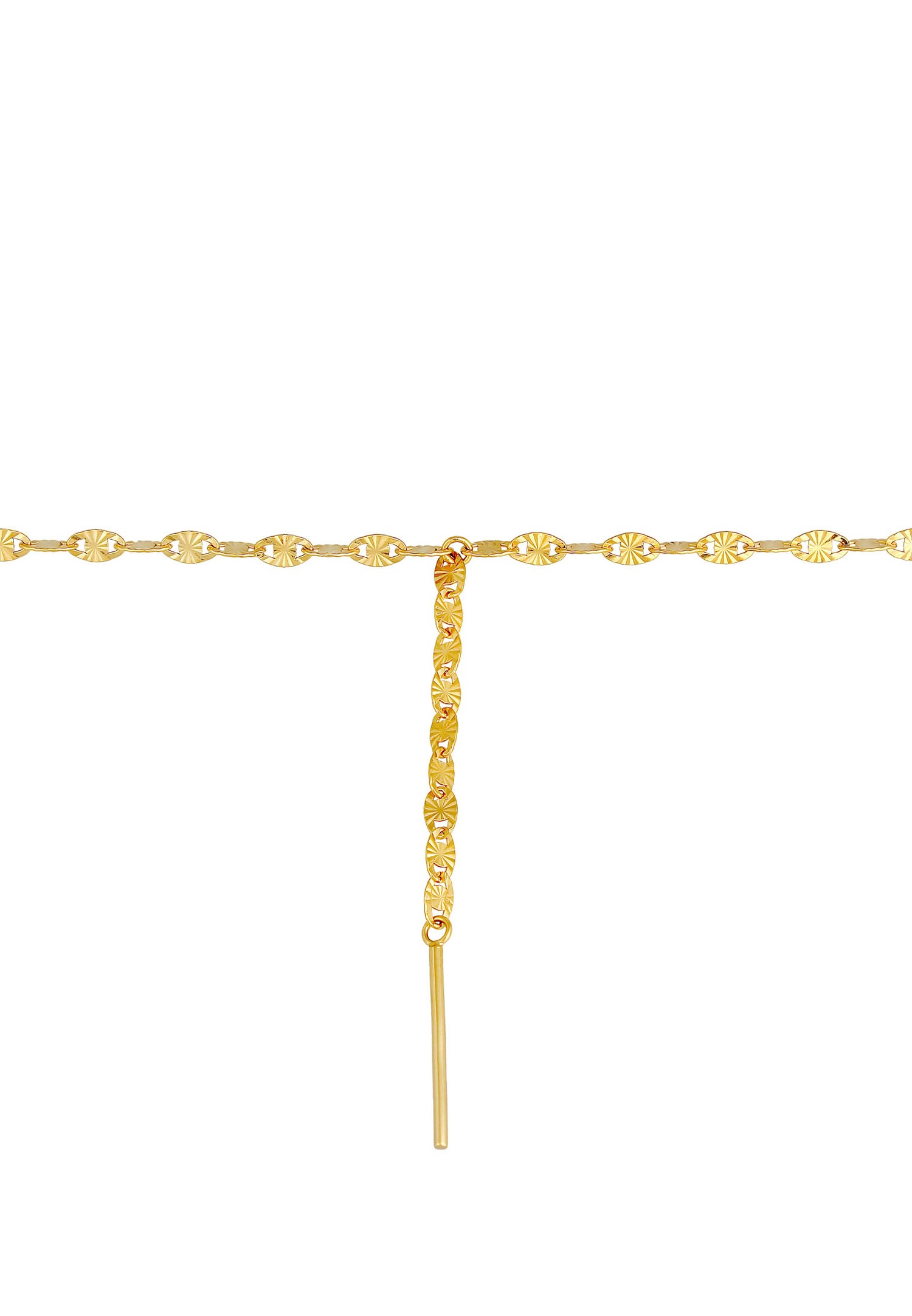 Elli PREMIUM Collier en Y pour femme - plaque design étoile tendance élégante en argent sterling 925 plaqué or