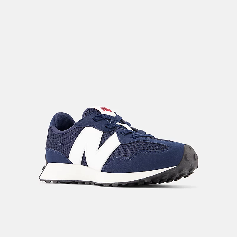 Dziecięcy 327 Cordón elástico - Naturalny Indygo z Bielą