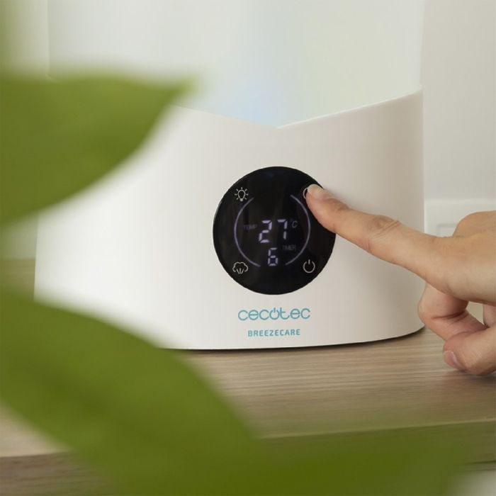 Humidificador - BREEZECARE - 2600 LIGHT SMART - 3,2 litros - 40 m² - Aromaterapia
