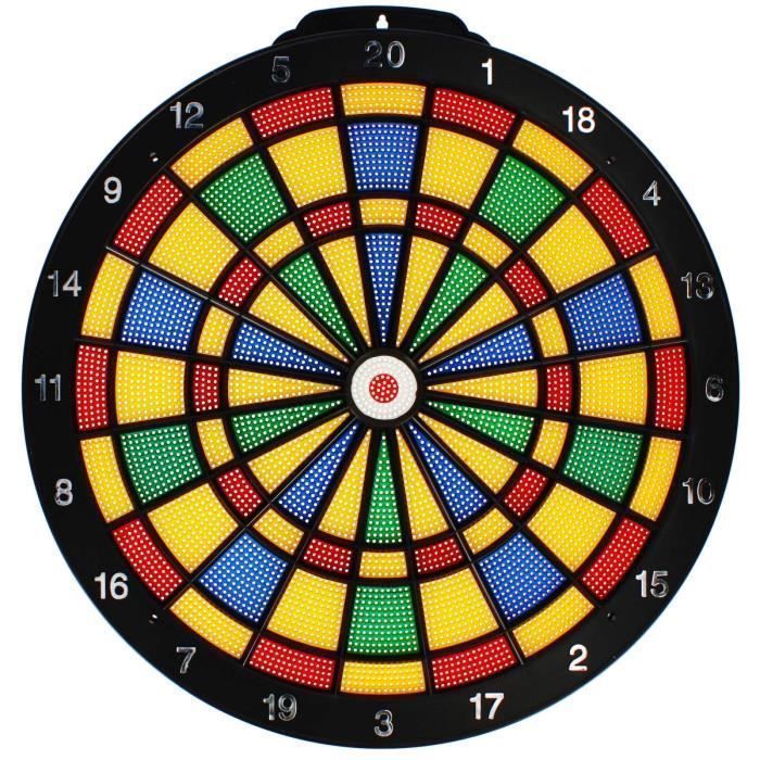 Escudo para dardos, juego de dardos, escudo grande para juegos + 6 dardos 7+.