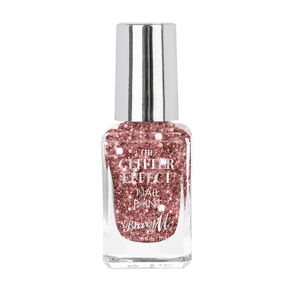 Barry M Glitter Effect Nagellak - Raving Rose