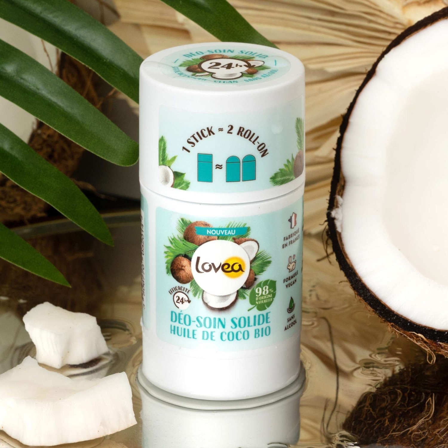 Lovea Déo-Soin Solide Huile de Coco Bio