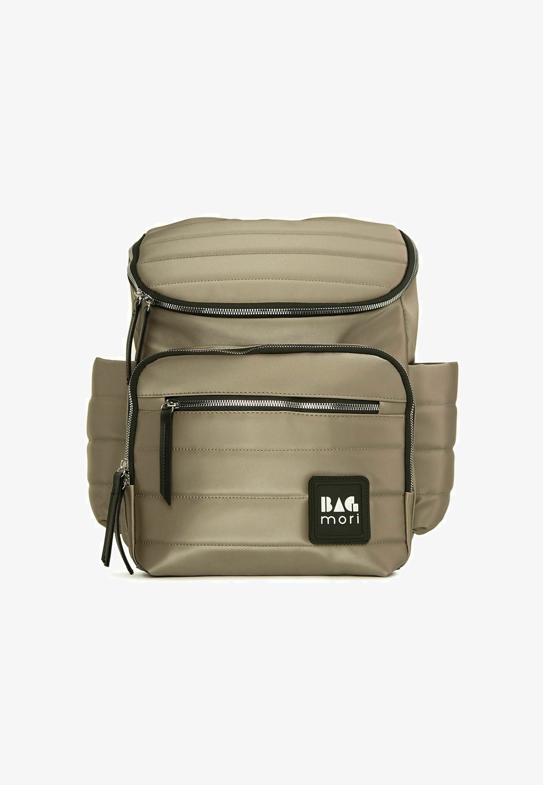 Mochila Bagmori de cetim para fraldas - Bolsa para trocar fraldas - cinza