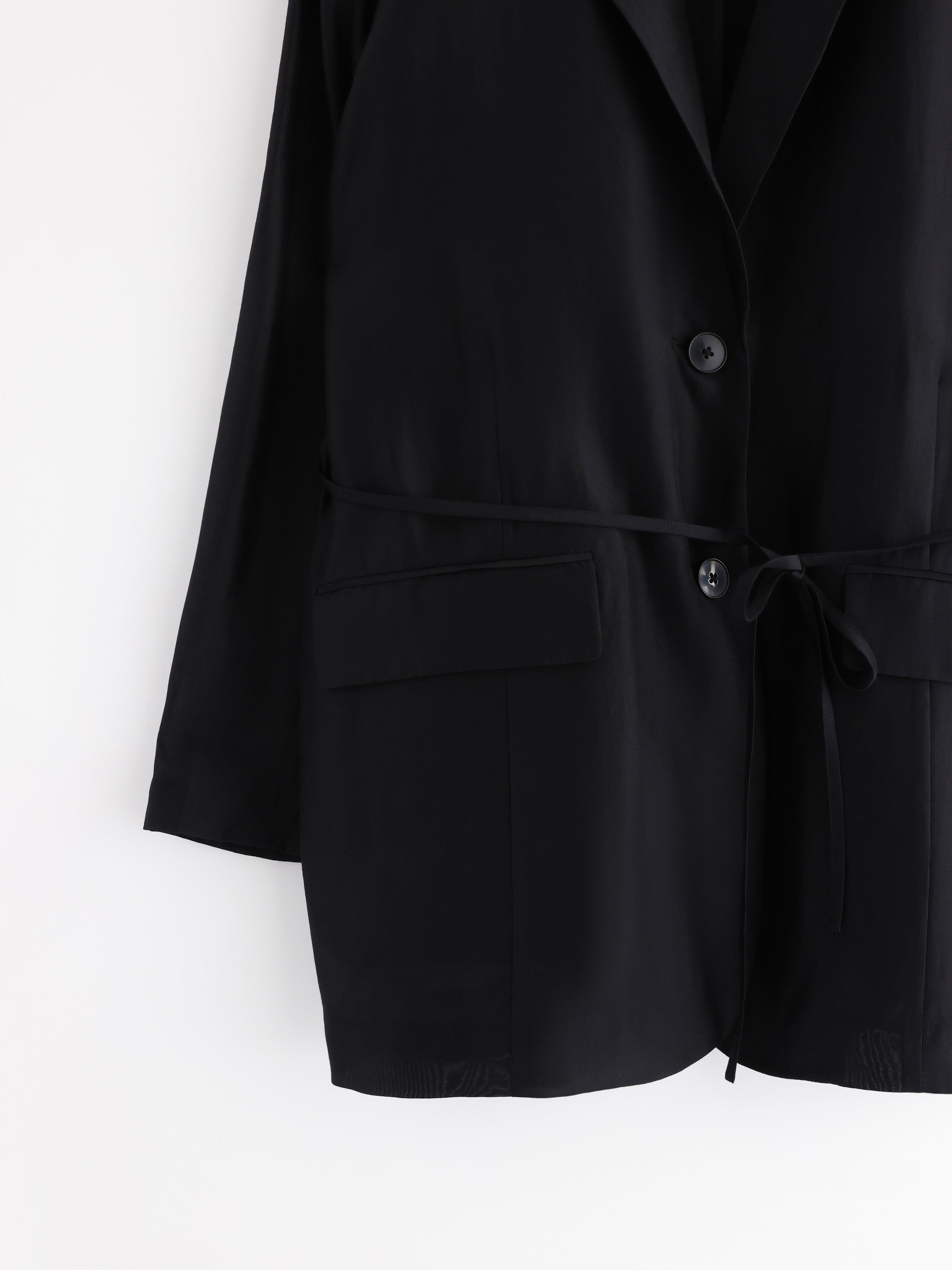 Dünner Blazer, schwarz