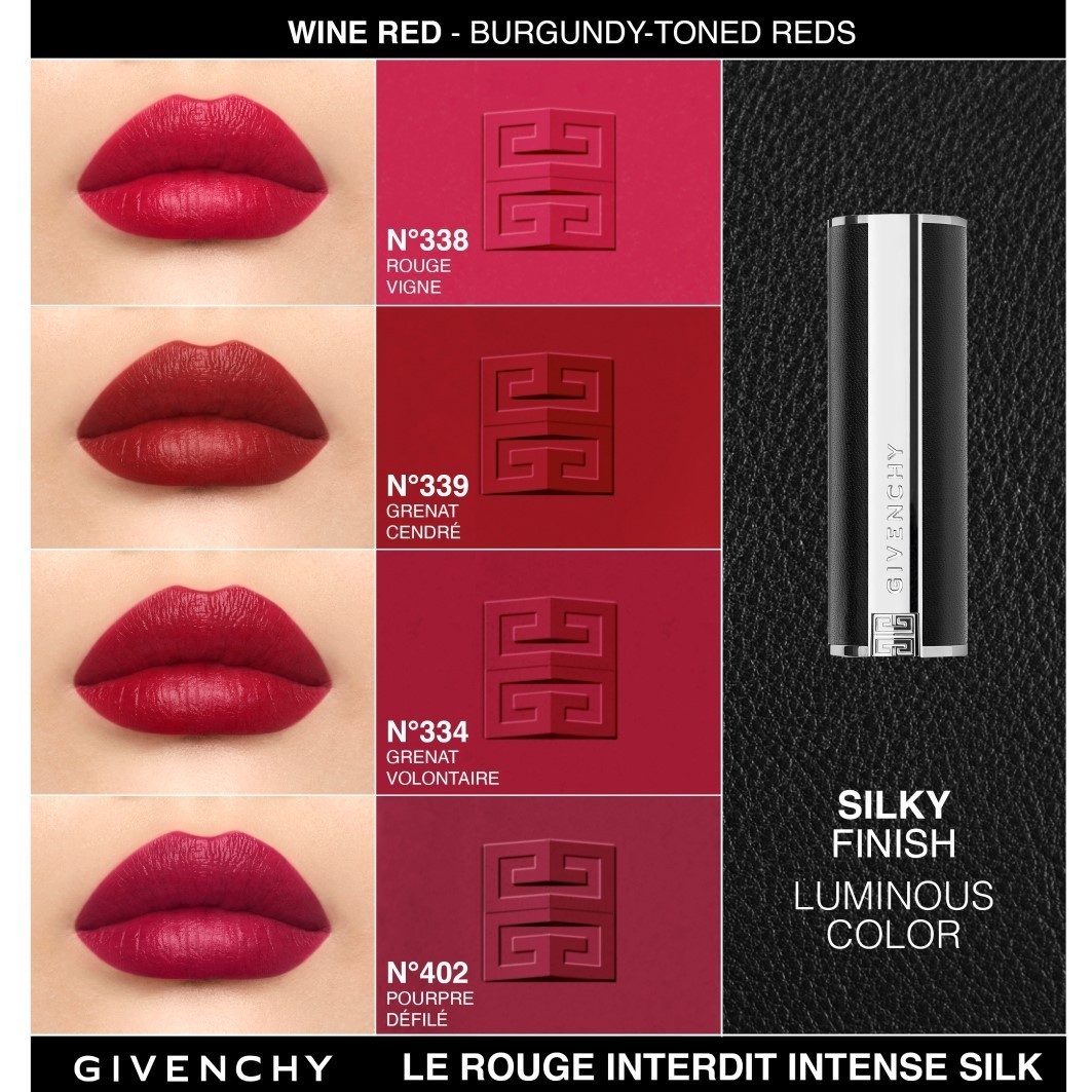 Givenchy ruž za usne Le Rouge Interdit Intense Silk - 3,4 g
