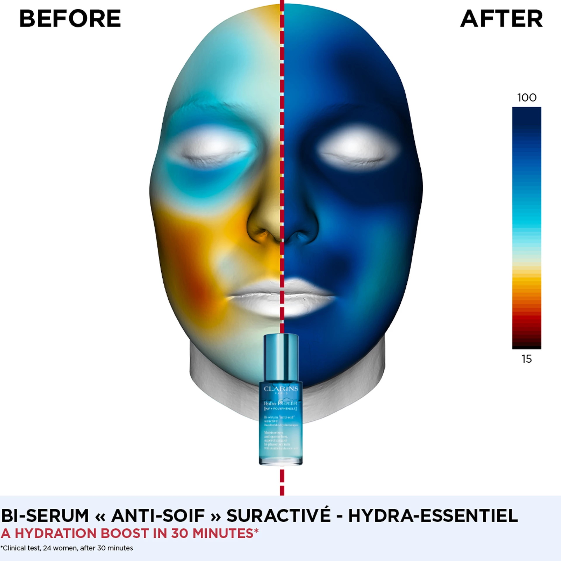 Serum dwufazowe Hydra-Essentiel 30 ml - Clarins