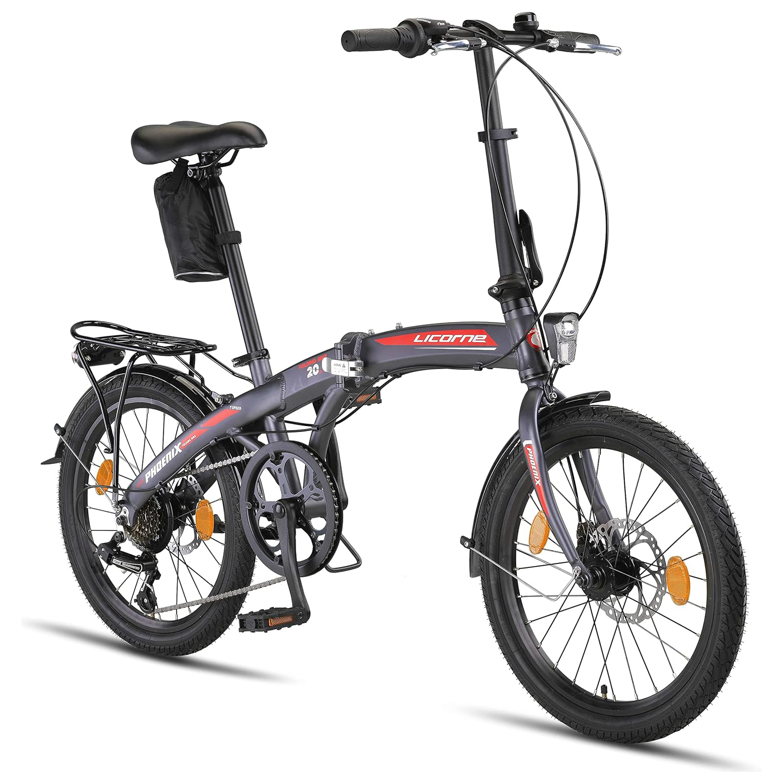 Licorne Bike Phoenix 2D, 20 inch aluminium vouwfiets