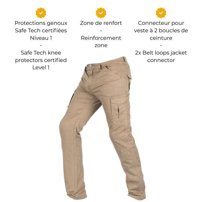 Pantalones de moto certificados para hombre | BATILIUS MOTOBLOUZ