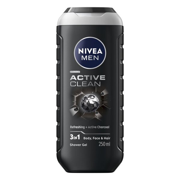 NIVEA Men Active Clean 3-u-1 gel za tuširanje<br>250ml - Normalna koža