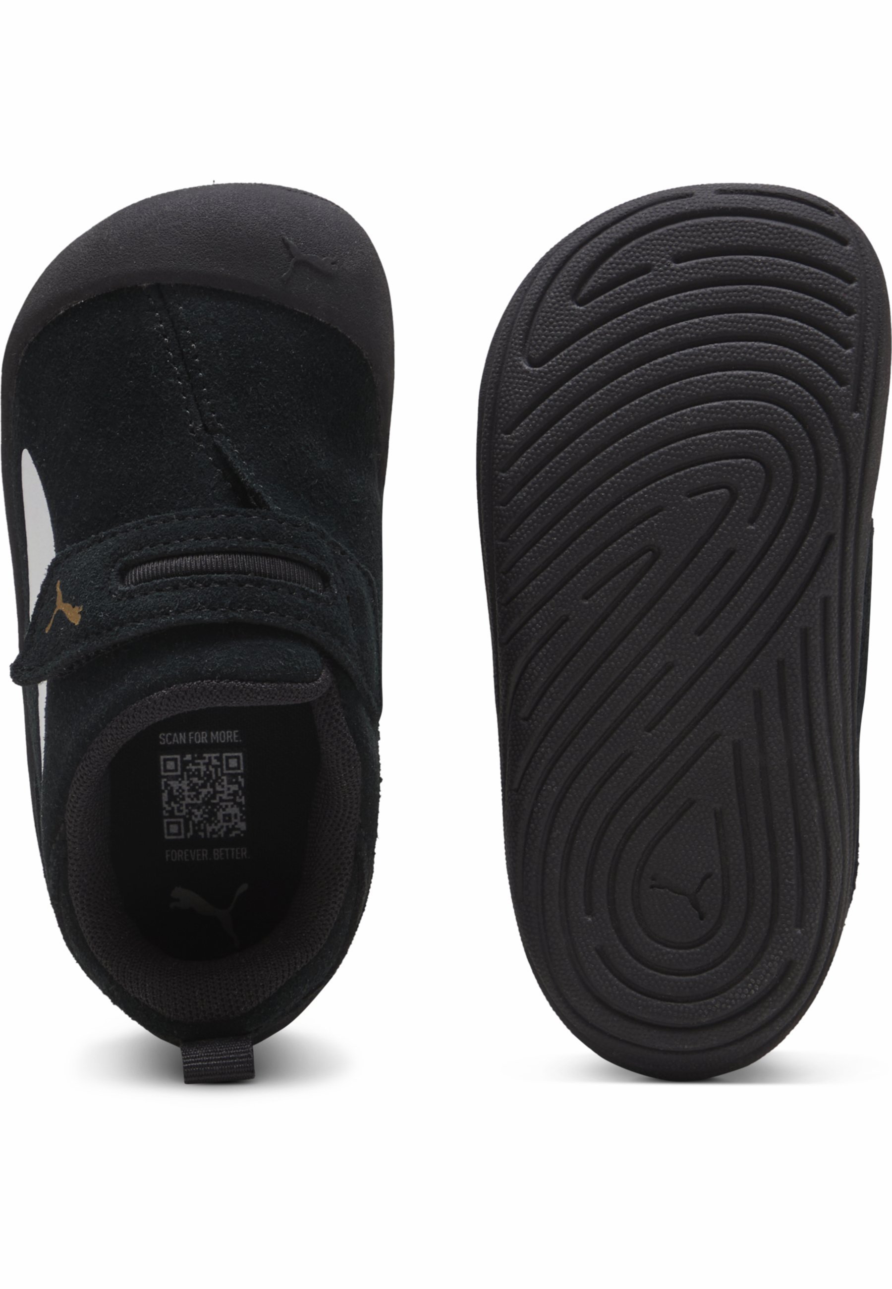 Puma PREMIUM UNISEX - Kõndimisjalatsid - must, valge, kuldne