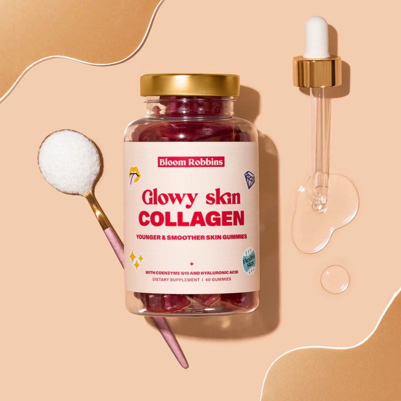 Výživový doplnok Bloom Robbins Glowy skin COLLAGEN MLADŠIA A HLADKÁ PLEŤ v prášku pre žiarivú pleť