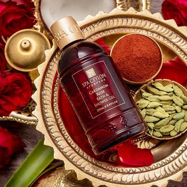 SPA CEYLON Gel doccia e bagno al cardamomo e rosa - 250 ml