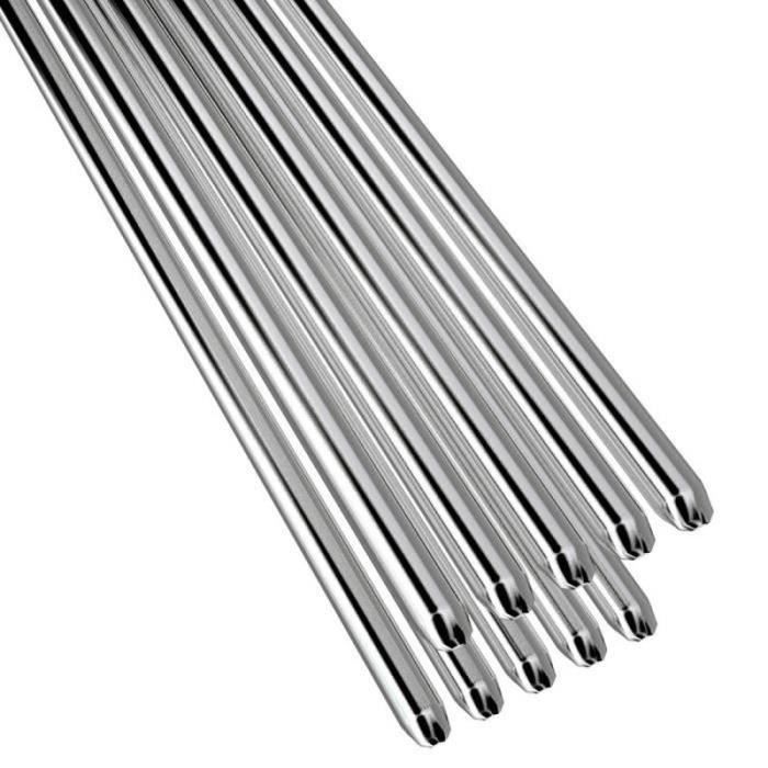 2 x 500mm Low Temperature Aluminum Welding Rods, No Welding Powder Required, 10 Pieces