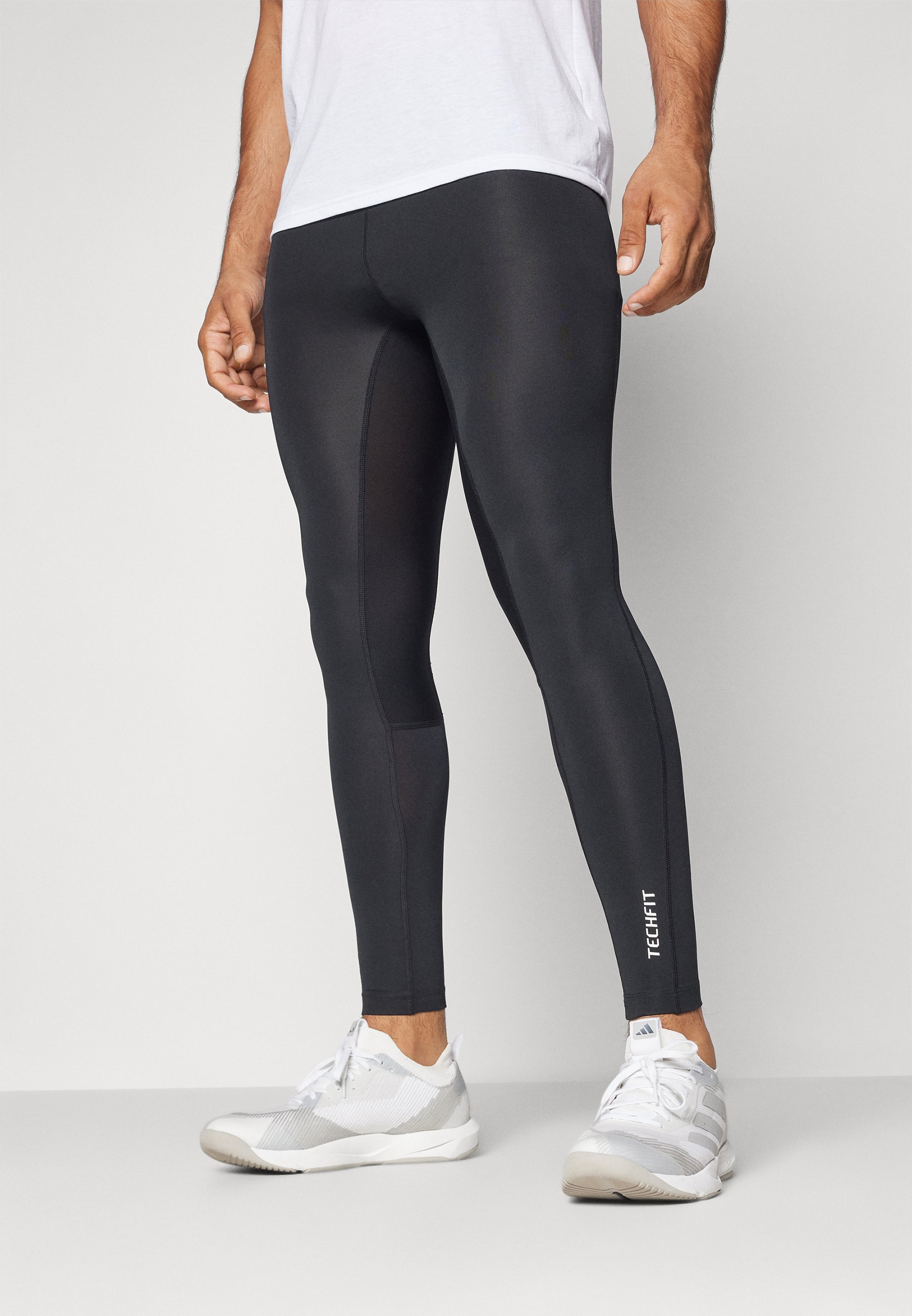 adidas Performance TECHFIT COMPRESSION LONG - Legginsy - czarne