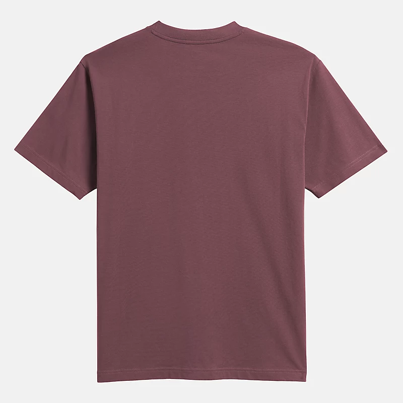 Herren-Profisport-T-Shirt – GEWASCHENES BURGUNDER