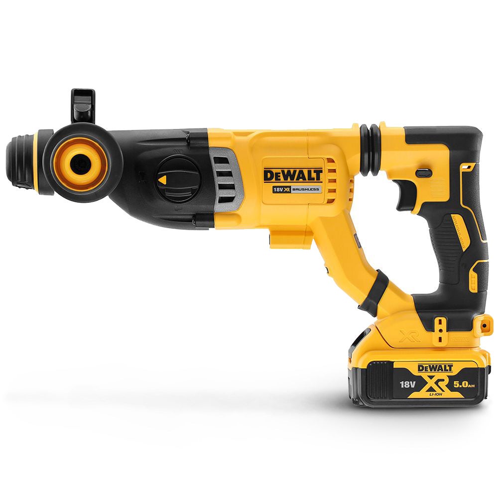 DEWALT 18V Akku-Bohrhammer-Set 28mm 1 x 5,0Ah XR SDS-Plus DCH263P1-XE