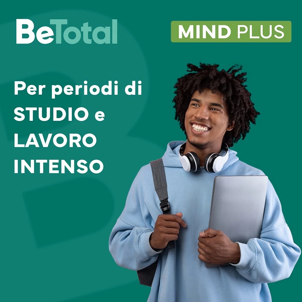 BE-TOTAL Be-Total Mind Plus 20 sachets Complément alimentaire Vitamine B Phosphosérine Glutamine Fatigue mentale