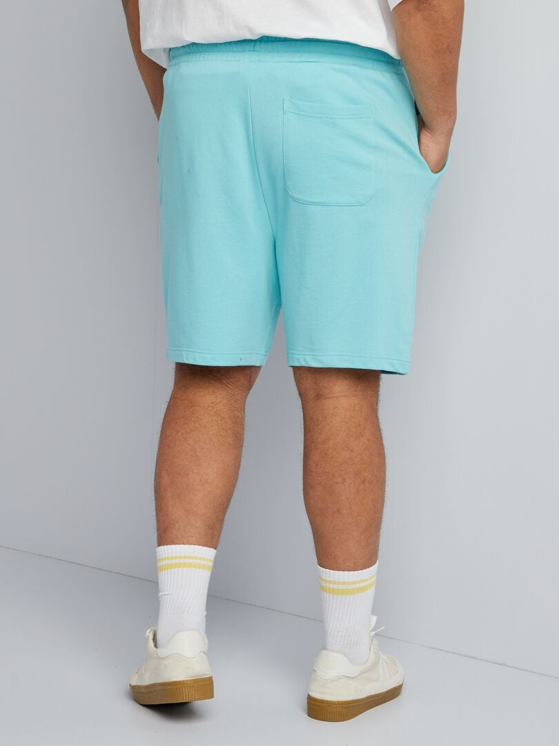 Fleece shorts - BLAUW
