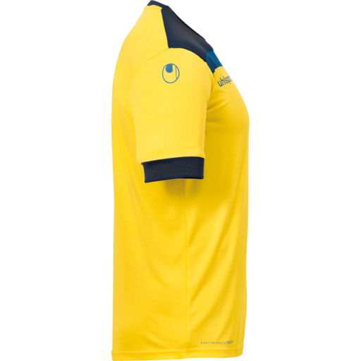 Offense 23 Shirt Shortsleeved Lima Amarillo/azul Marino Uhlsport