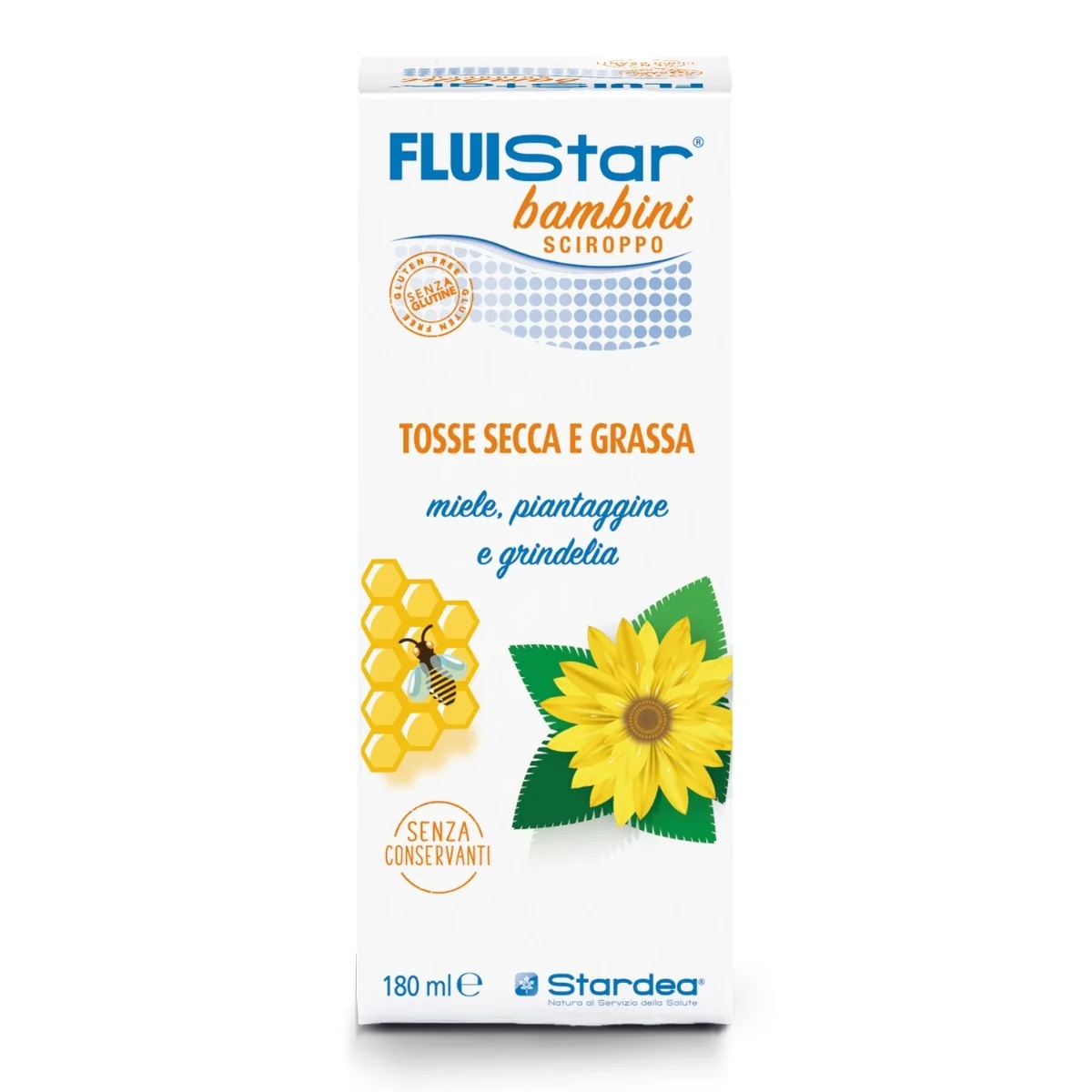 STARDEA Fluistar otroški sirup proti kašlju 180 ml