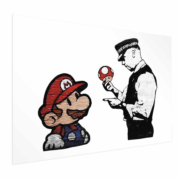 Plakat Banksy: Grzybiarz 30x21 cm