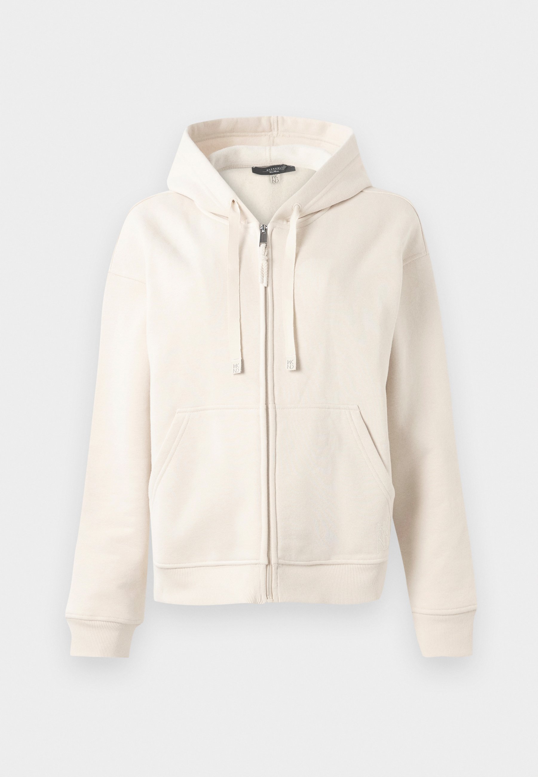 WEEKEND MaxMara CANE - Felpa con zip - avorio