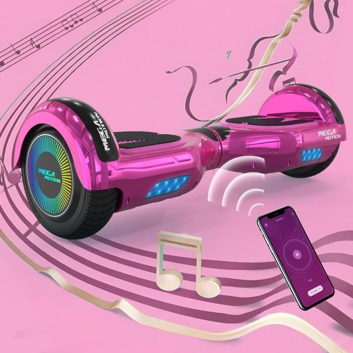 Hoverboard rosa MEGA MOTION de 6,5
