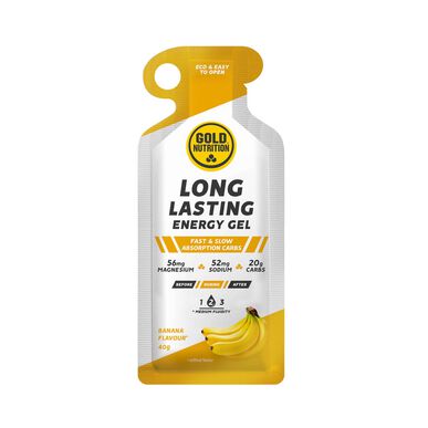 GOLDNUTRITION Dolgotrajen gel z okusom banane 40 g 40 g